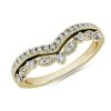 Rings | Blue Nile Regal Curved Diamond Ring In 18K Yellow Gold (1/4 Ct. Tw.)