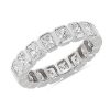 Women'S Rings | Blue Nile Bezel Radiant Diamond Eternity Ring In Platinum (3 Ct. Tw.)