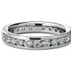 Women'S Rings | Blue Nile Channel Set Diamond Eternity Ring In 18K White Gold (1 1/2 Ct. Tw.)