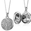 Necklaces | Blue Nile Monica Rich Kosann Vintage-Inspired Round Locket In Sterling Silver