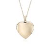 Necklaces | Blue Nile 18" Sweetheart Locket In 14K Yellow Gold