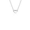 Necklaces | Blue Nile 18" Mini Heart Necklace In Platinum