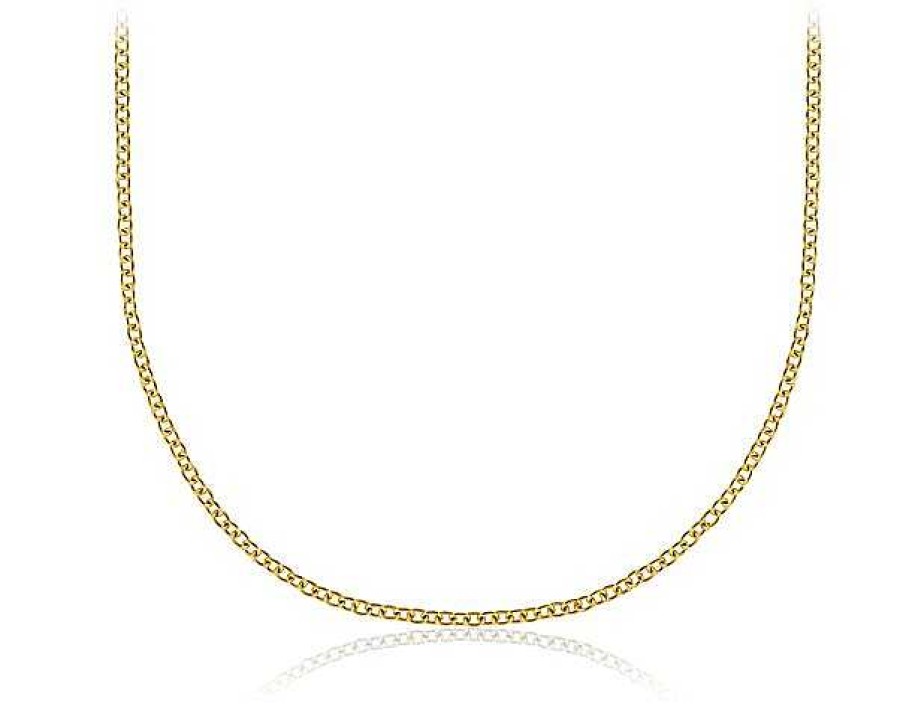 Necklaces | Blue Nile 18" Cable Chain In 14K Yellow Gold (1.15Mm)