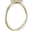 Rings | Blue Nile Delicate Pav Split Bar Diamond Fashion Ring In 14K Yellow Gold