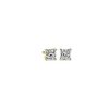 Earrings | Blue Nile Lab Grown Diamond Princess Cut Stud Earrings In 14K Yellow Gold (3/4 Ct. Tw.)