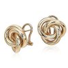 Earrings | Blue Nile Oversized Love Knot Stud Earring In 14K Italian Yellow Gold