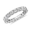 Women'S Rings | Blue Nile Cushion Cut Eternity Ring In Platinum (4 Ct. Tw.)