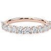 Women'S Rings | Blue Nile Luna Diamond Ring In 14K Rose Gold (1 Ct. Tw.)