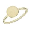 Rings | Blue Nile Petite Disc Fashion Ring In 14K Yellow Gold