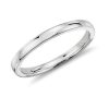 Women'S Rings | Blue Nile Low Dome Comfort Fit Wedding Ring In 14K White Gold (2Mm)