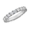 Women'S Rings | Blue Nile French Pav Diamond Eternity Ring In Platinum (1 1/2 Ct. Tw.)