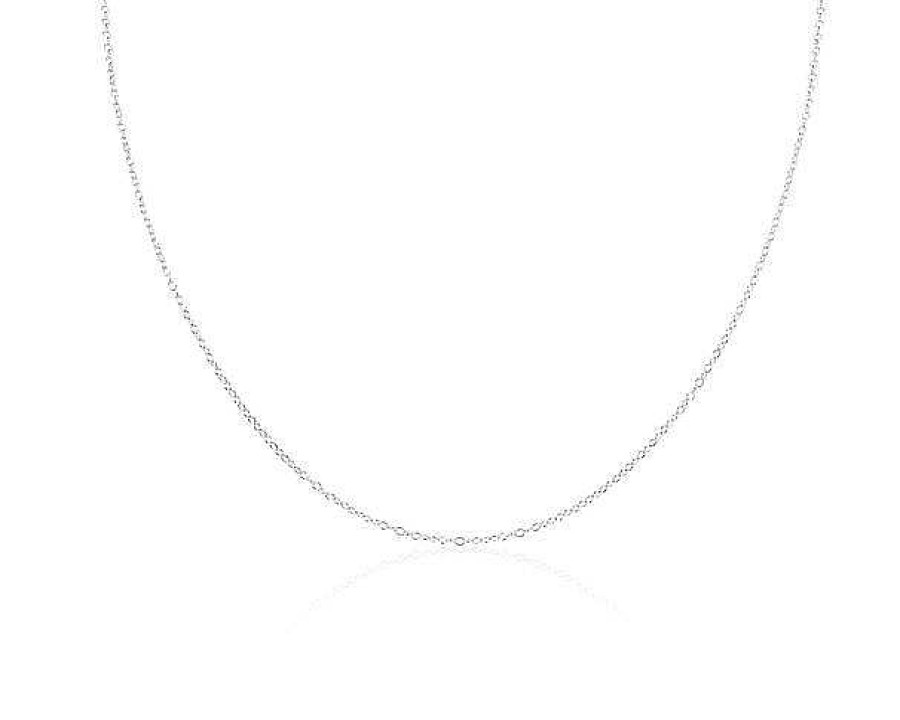 Necklaces | Blue Nile 16" Cable Chain In Sterling Silver (1.35Mm)