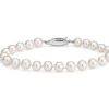 Bracelets | Blue Nile 8" Freshwater Cultured Pearl Bracelet In 14K White Gold (6-6.5Mm)