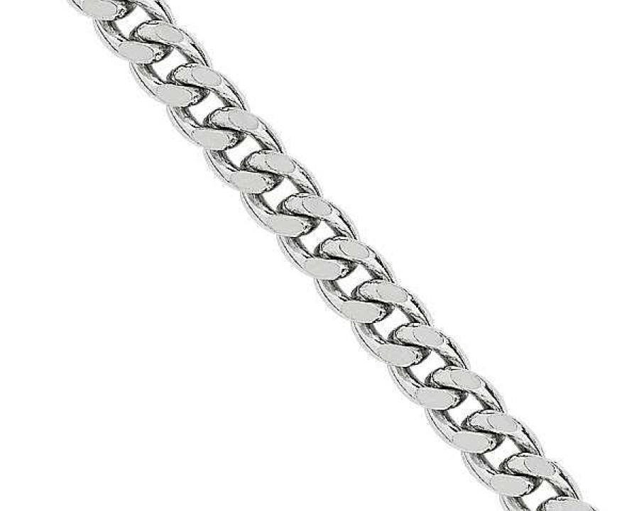 Bracelets | Blue Nile 8" Men'S Cuban Link Bracelet In Platinum (3.5 Mm)