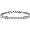 Bracelets | Blue Nile Diamond Tennis Bracelet In 18K White Gold (10 Ct. Tw.)