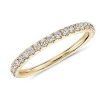 Women'S Rings | Blue Nile Riviera Pav Diamond Ring In 18K Yellow Gold (1/4 Ct. Tw.)