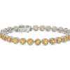 Bracelets | Blue Nile Citrine Round Rope Bracelet In Sterling Silver (5Mm)