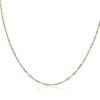 Necklaces | Blue Nile 20" Singapore Chain In 14K Yellow Gold (1.7 Mm)