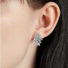 Earrings | Blue Nile Diamond Burst Stud Earrings In 14K White Gold (2 1/10 Ct. Tw.)