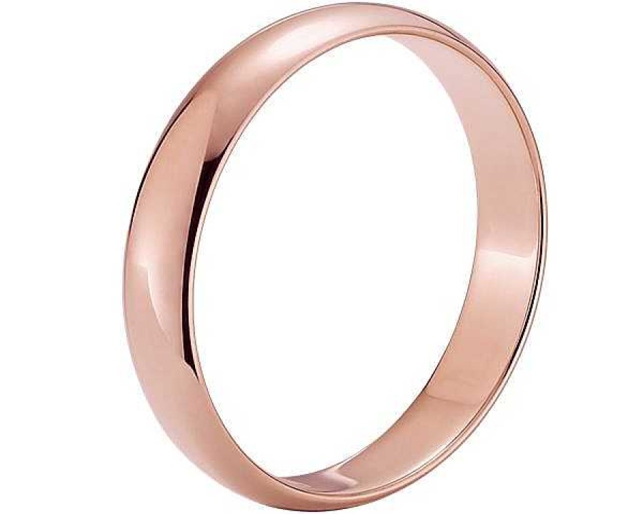 Men'S Rings | Blue Nile Classic Wedding Ring In 14K Rose Gold (4Mm)