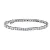 Bracelets | Blue Nile Princess Diamond Tennis Bracelet In 14K White Gold (13 Ct. Tw.)