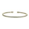 Bracelets | Blue Nile Twisted Cuff In 14K Yellow Gold (3 Mm)