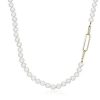 Necklaces | Blue Nile Freshwater Pearl Necklace With Gold Links In 14K Yellow Gold