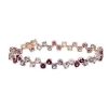 Bracelets | Blue Nile Amethyst And Rhodolite Bracelet In 14K Rose Gold