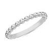 Women'S Rings | Blue Nile Beaded Stackable Ring In Platinum (2.25Mm)