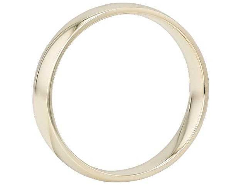 Men'S Rings | Blue Nile Mid-Weight Comfort Fit Wedding Ring In 14K Yellow Gold (4Mm)