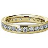 Women'S Rings | Blue Nile Channel Set Diamond Eternity Ring In 14K Yellow Gold (1 1/2 Ct. Tw.)