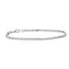 Bracelets | Blue Nile 7.5" Bead Link Bracelet In 14K White Gold (2 Mm)