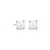 Earrings | Blue Nile Akoya Pearl With Diamond Stud Earrings In 14K Yellow Gold (7-7.5Mm)