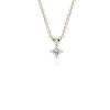 Necklaces | Blue Nile Princess Cut Diamond Solitaire Pendant In 14K Yellow Gold (1/3 Ct. Tw.)