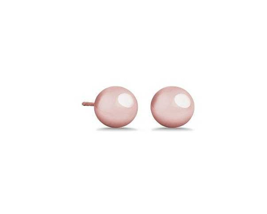 Earrings | Blue Nile Ball Stud Earrings In 14K Rose Gold (8Mm)