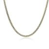 Necklaces | Blue Nile 20" Wheat Chain Necklace In 14K Italian Yellow Gold (3.1 Mm)