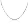 Necklaces | Blue Nile 18" Medium Paperclip Necklace In 14K Italian White Gold (4Mm)