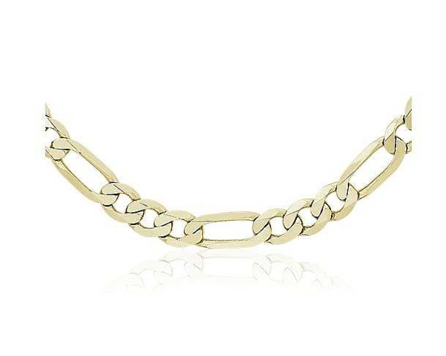 Necklaces | Blue Nile 22" Flat Figaro Chain In 14K Yellow Gold (5.25 Mm)