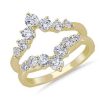 Women'S Rings | Blue Nile Pointed Crown Diamond Ring Insert In 18K Yellow Gold (1 1/2 Ct. Tw.)