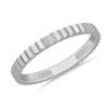 Women'S Rings | Blue Nile Stackable Vertical Mirrors Ring In 14K White Gold (2Mm)