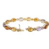 Bracelets | Blue Nile Citrine And Amethyst Bracelet In 14K Yellow Gold