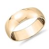 Men'S Rings | Blue Nile Classic Wedding Ring In 14K Yellow Gold (7Mm)