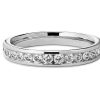 Women'S Rings | Blue Nile Channel Set Diamond Ring In 14K White Gold (1/2 Ct. Tw.)