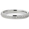 Women'S Rings | Blue Nile Channel Set Diamond Ring In Platinum (1/4 Ct. Tw.)