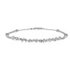 Bracelets | Blue Nile Alternating Shape Diamond Double Chain Bracelet In 14K White Gold (1 1/4 Ct. Tw.)