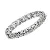 Women'S Rings | Blue Nile Comfort Fit Round Brilliant Diamond Eternity Ring In 18K White Gold (2 Ct. Tw.)