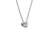 Necklaces | Blue Nile Lab Grown Diamond Floating Solitaire Pendant In 14K White Gold (3/4 Ct. Tw.)