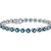 Bracelets | Blue Nile London Blue Topaz Round Rope Bracelet In Sterling Silver (5Mm)