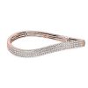 Bracelets | Blue Nile Diamond Wave Bangle In 14K Rose Gold (2 1/8 Ct. Tw.)