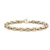 Bracelets | Blue Nile Men'S 8" Small Faceted Gold Bracelet In 14K Yellow Gold (6.5 Mm)